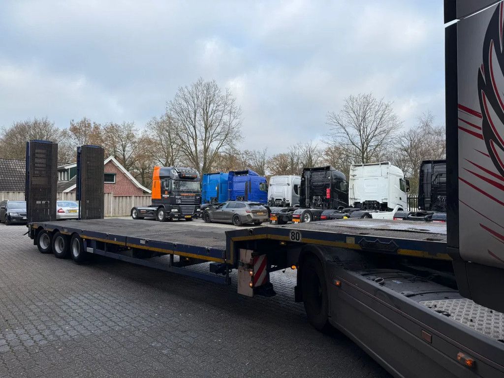 Nooteboom 3AS gedwongen gestuurd Oprijkleppen Hefbaar