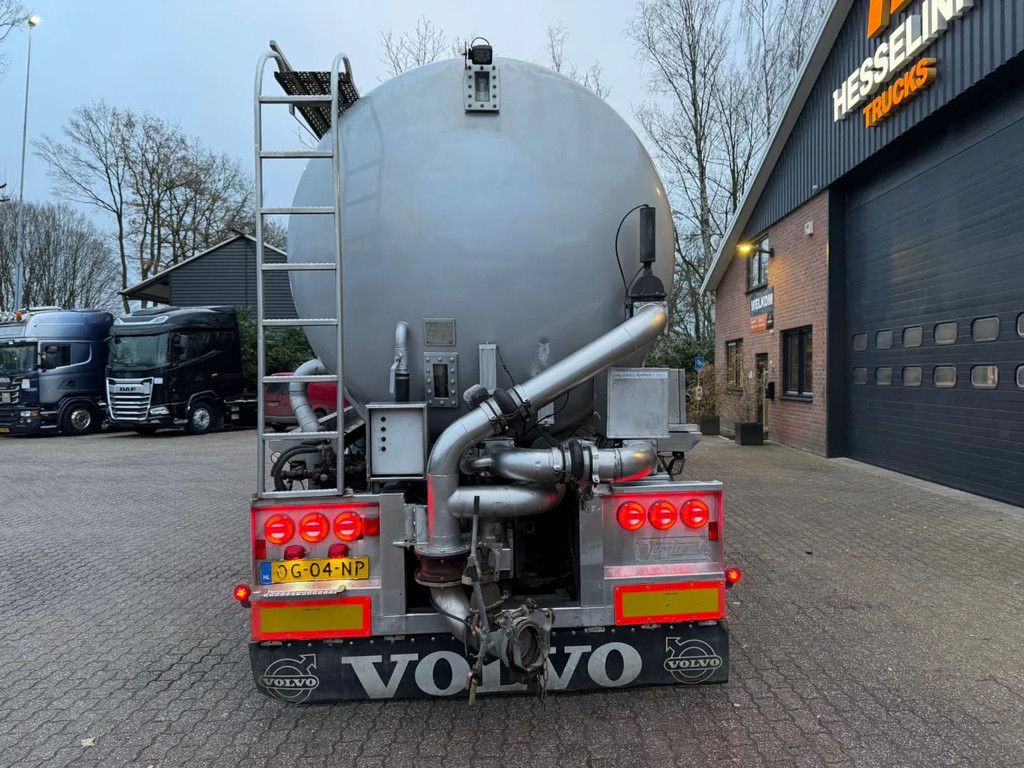Vogelzang 36.5m3 RVS Mestoplegger Geijkte weging Bemonstering 2x Stuuras