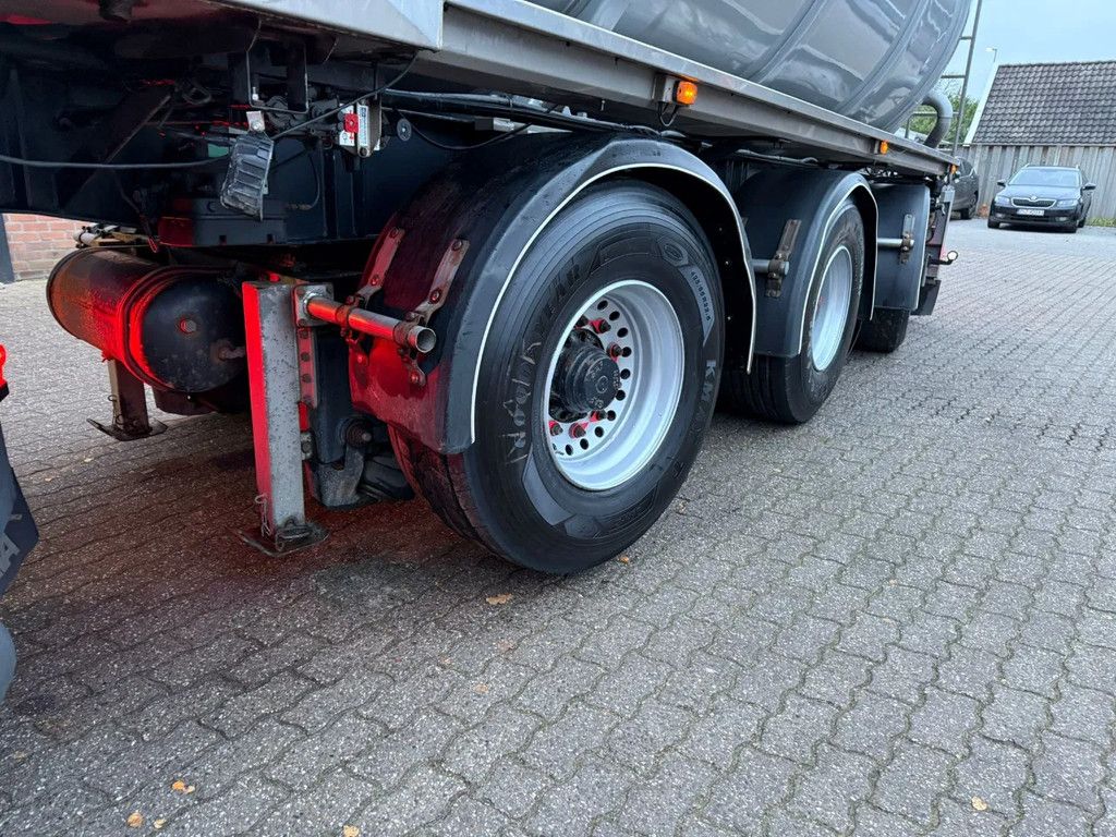 Vogelzang 36.5m3 RVS Mestoplegger Geijkte weging Bemonstering 2x Stuuras