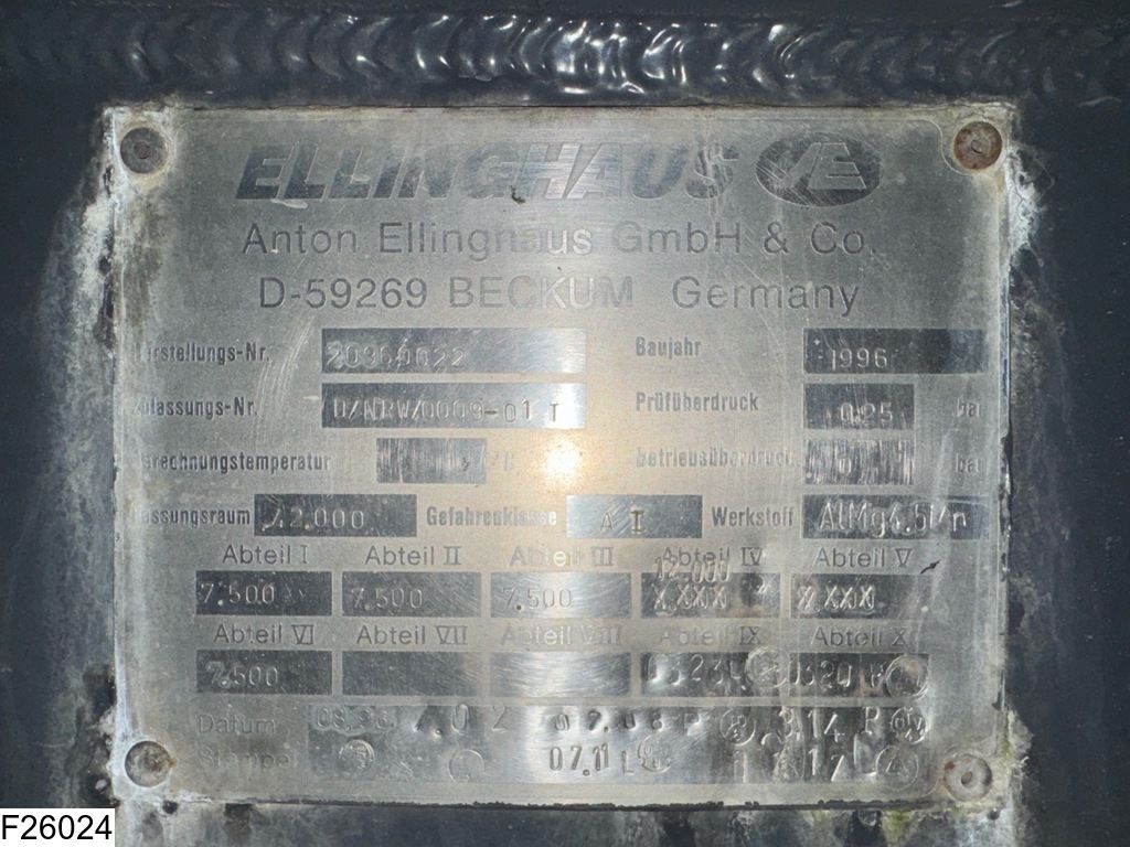 Ellinghaus Fuel 42.000 Liter, 5 Comp