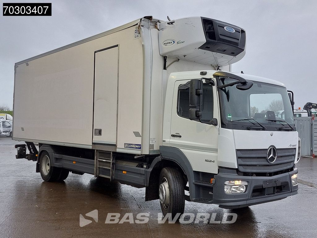 Mercedes Atego 1624 4X2 Damaged box! Carrier Supra 1250 1500kg Ladebordwand Automatic
