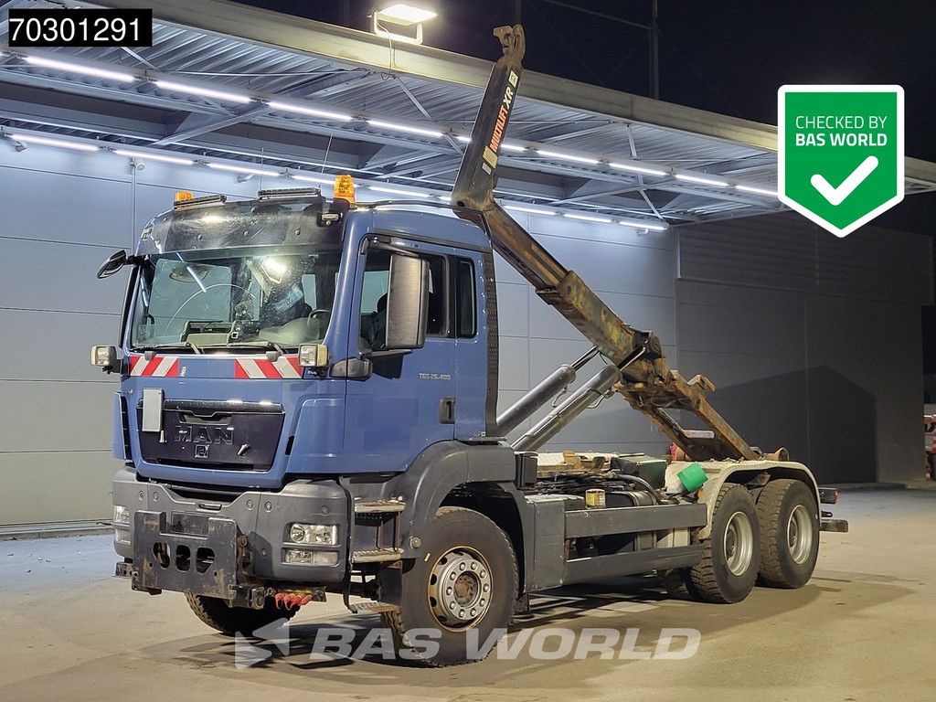 MAN TGS 26.400 6X4 Hiab XR21S56 Containersystem Automatic Euro 5