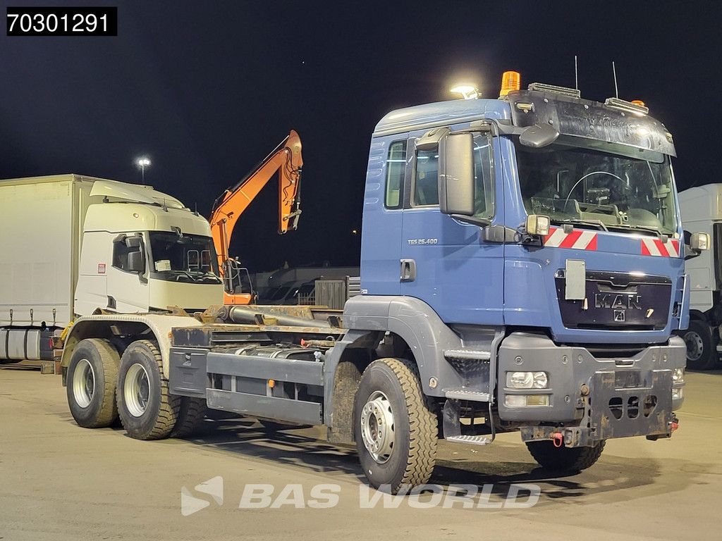 MAN TGS 26.400 6X4 Hiab XR21S56 Containersystem Automatic Euro 5