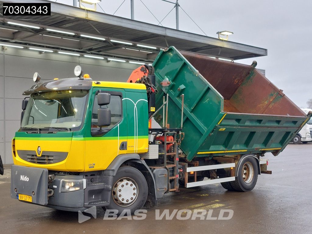 Renault D D 280 4X2 Palfinger 12t/m Crane Tipper Automatic Euro 5