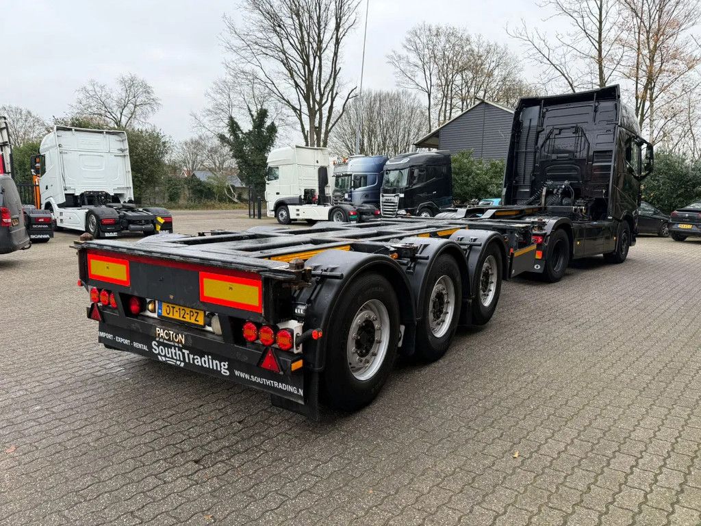 Pacton 2x20/30/40/45 FT Multi Liftas SAF Schijfremmen NL Trailer APK/TUV 14-02-2026