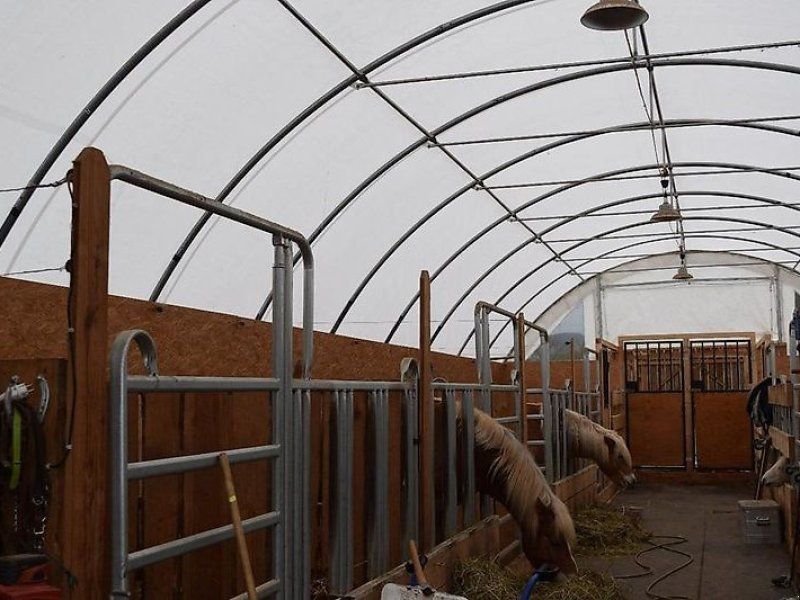 Rundbogenhalle Lagerzelt Rundbogenzelt Agrarhalle 18x9m Statik