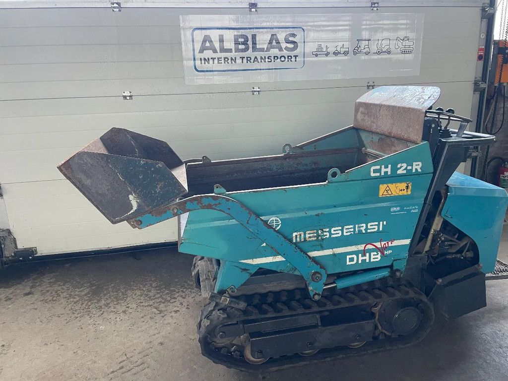 Messersi Rupsdumper CH 2-R Kubota diesel met schep