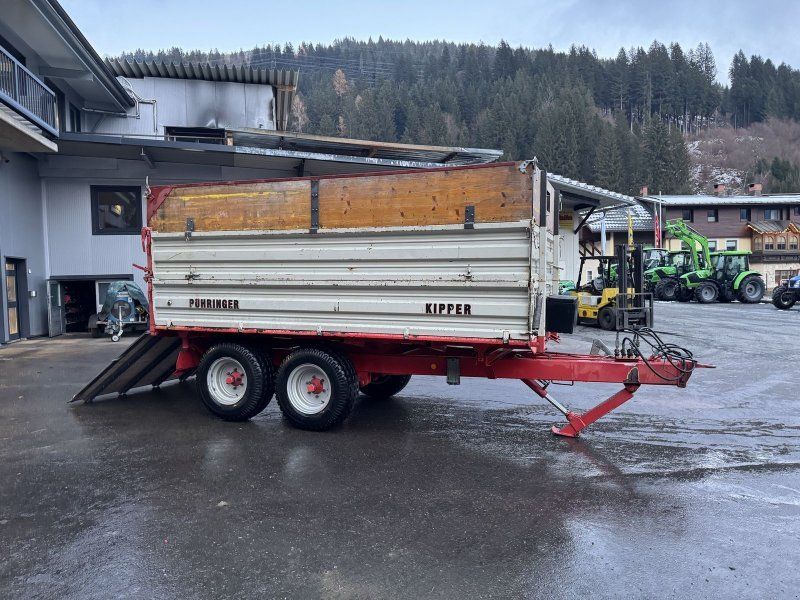 Pühringer 4121 8to Tandem Kipper mit Aufsatzwände