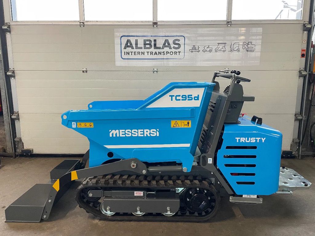 Messersi Nieuwe TC95D diesel rupsdumper met laadschep