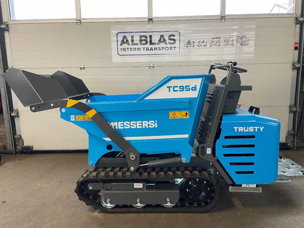 Messersi Nieuwe TC95D diesel rupsdumper met laadschep