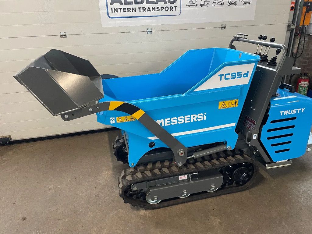 Messersi Nieuwe TC95D diesel rupsdumper met laadschep