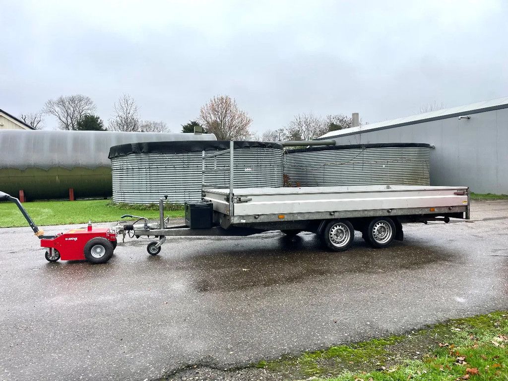 Hapert Aanhangwagen 4m x 2m met zeischotten topstaat!