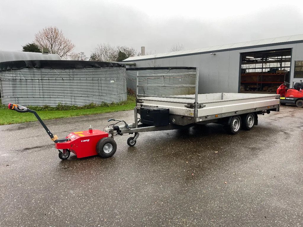 Hapert Aanhangwagen 4m x 2m met zeischotten topstaat!