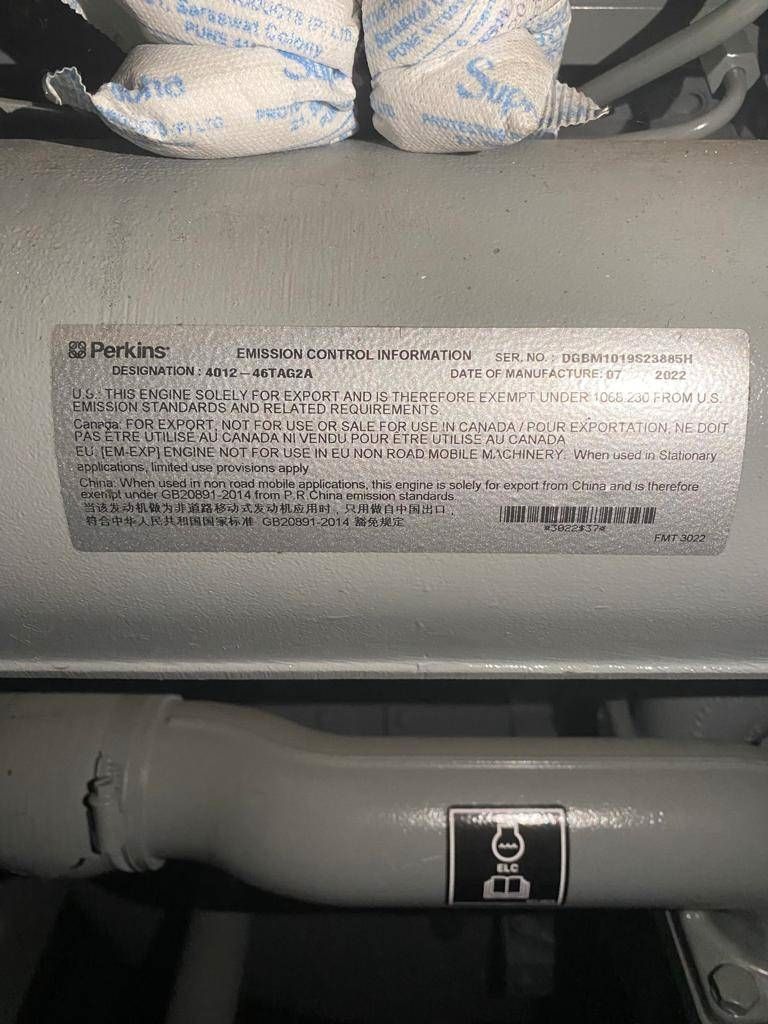 Perkins 4012-46TAG2A - 1.650 kVA Generator - DPX-19823-O