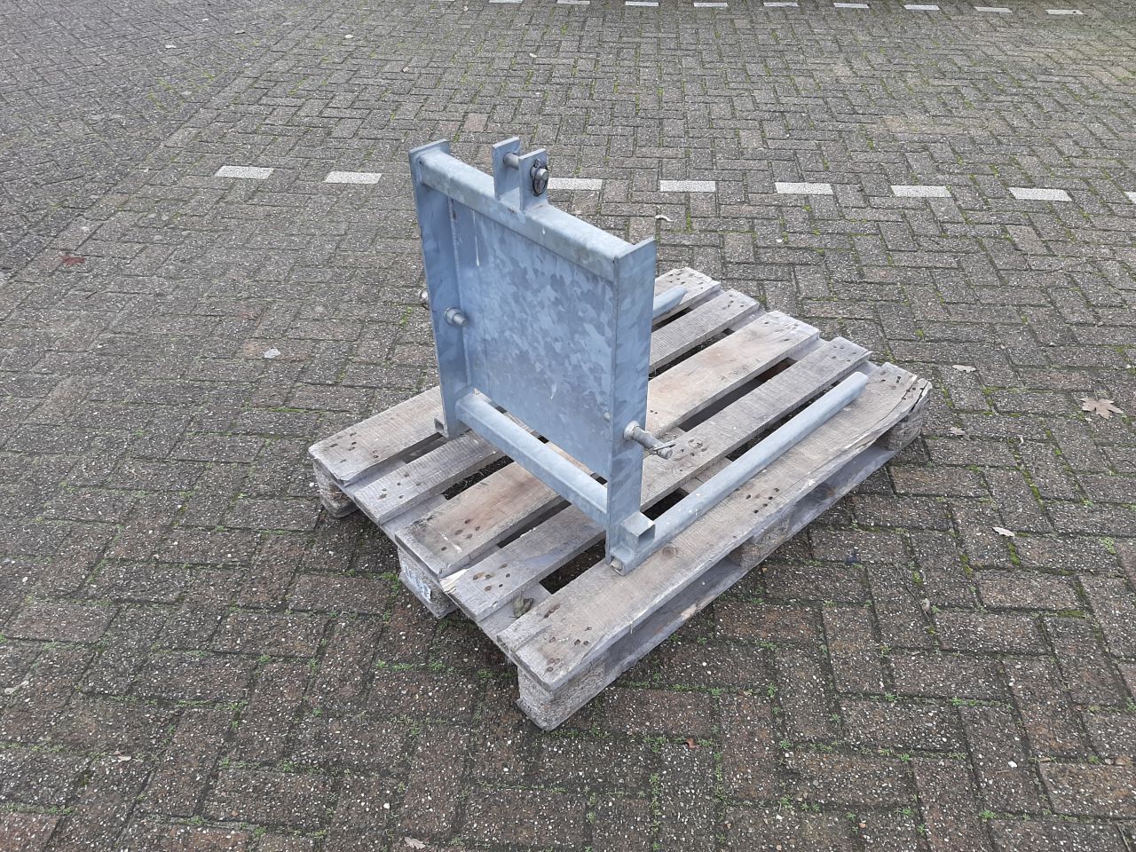 Palletdrager 500 kg voor achter mini trekker