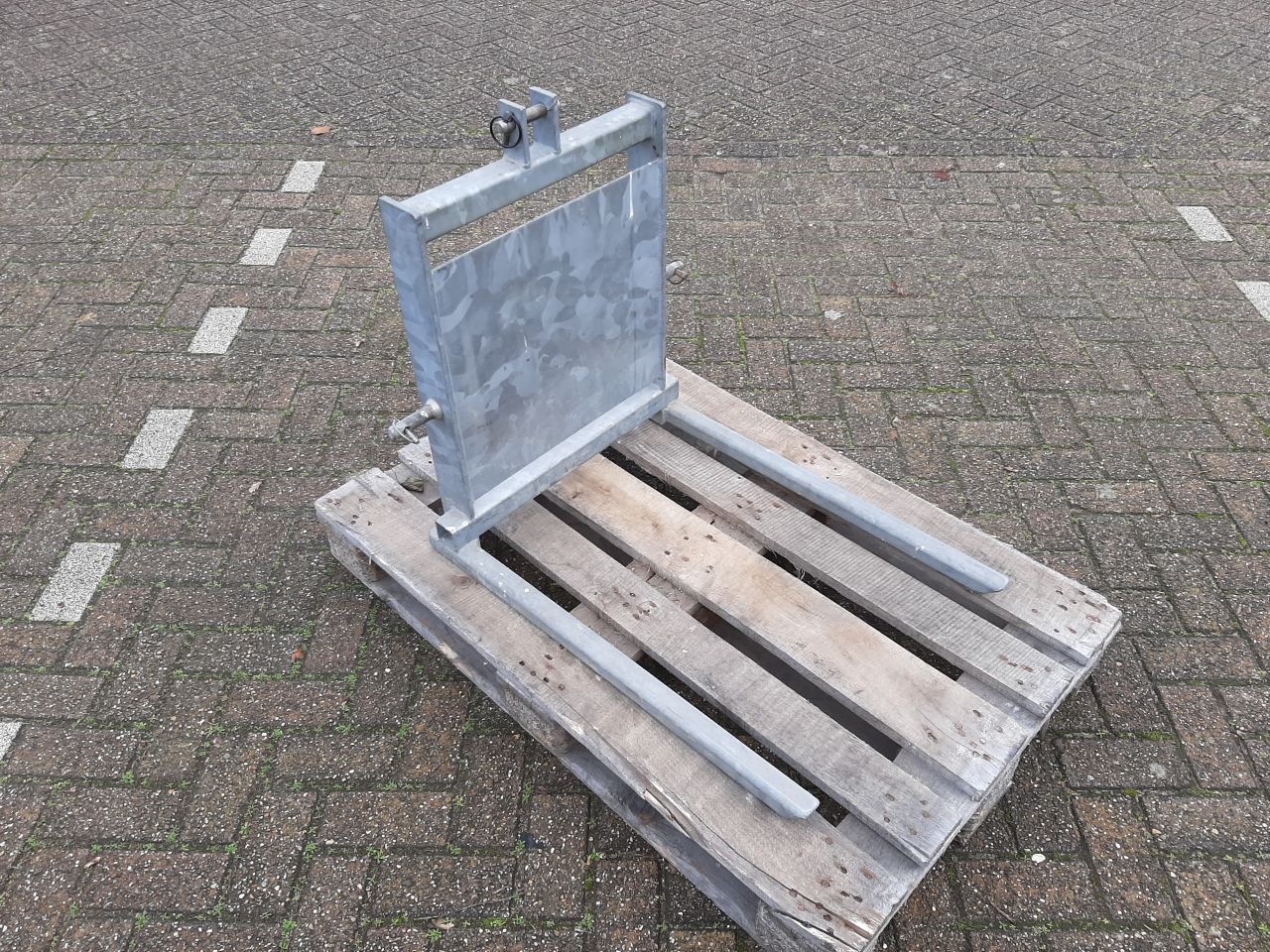 Palletdrager 500 kg voor achter mini trekker