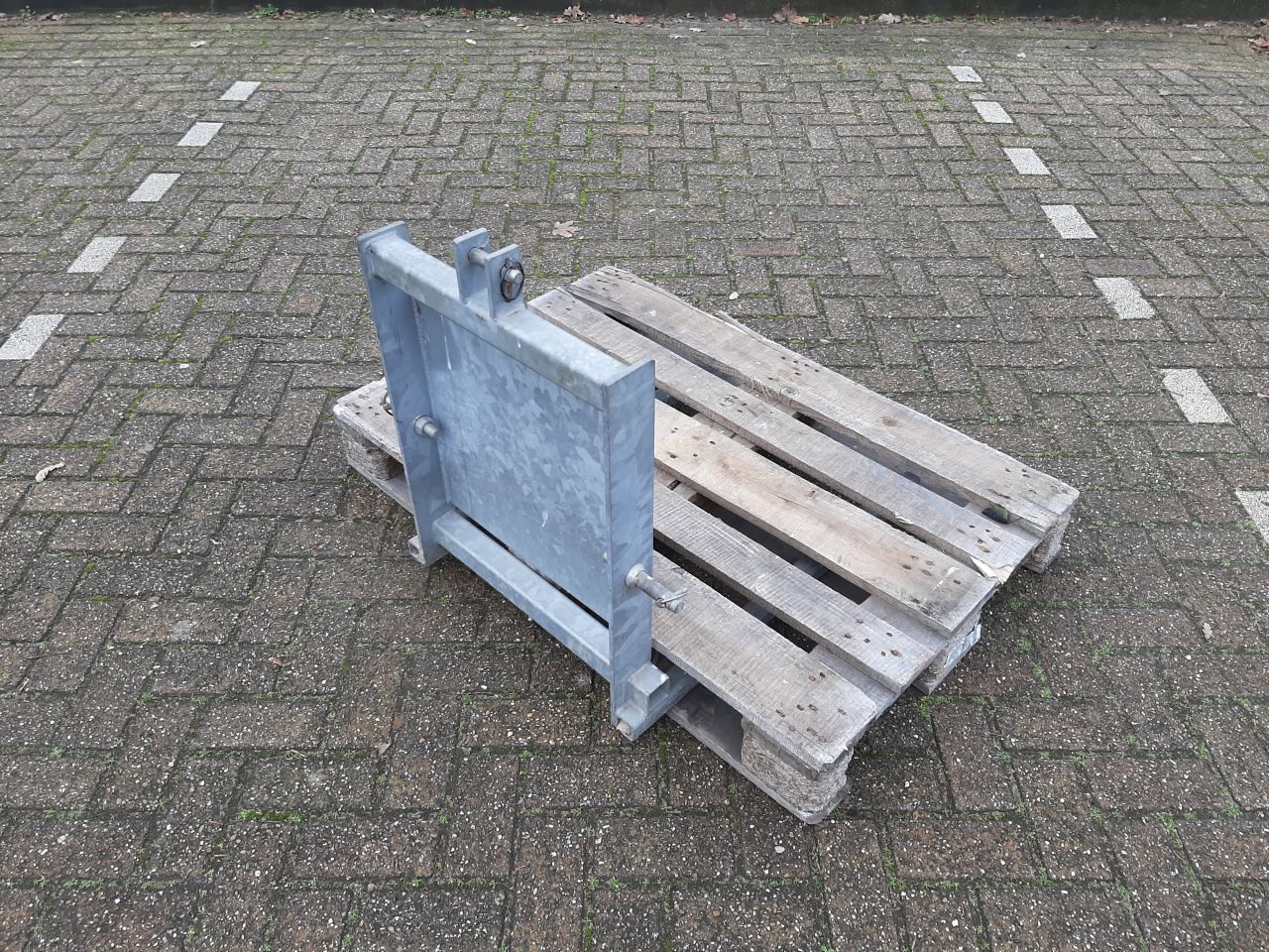 Palletdrager 500 kg voor achter mini trekker