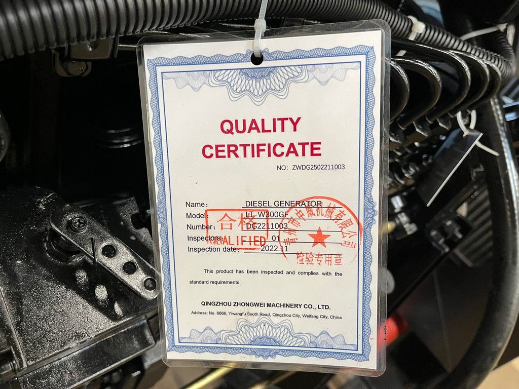 Giga power LT-W300GF 375 kVA open generator