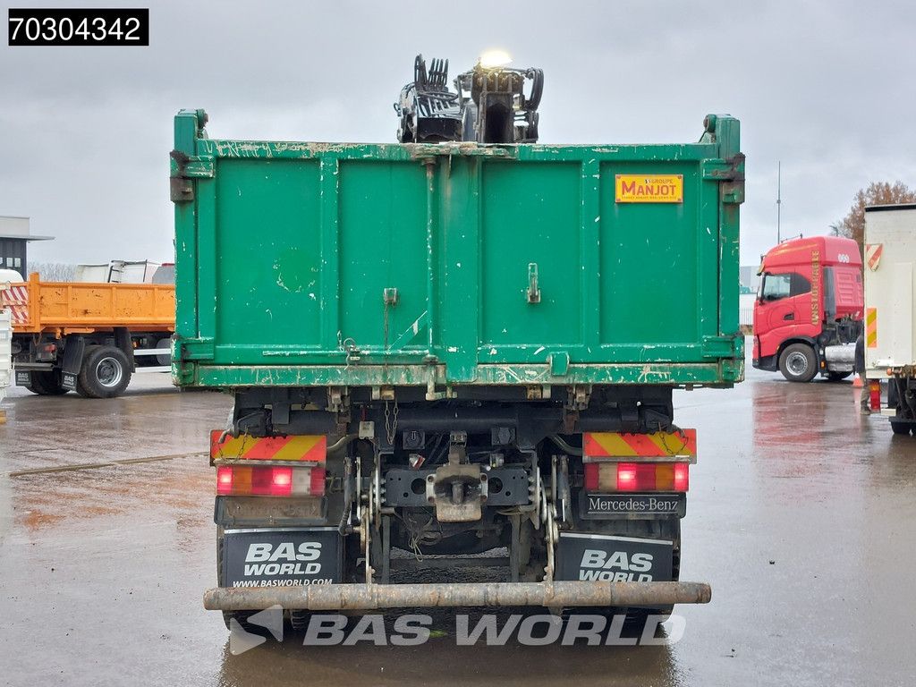 Mercedes Actros Actros 2646 6X4 HIAB 122 BS-2 HIDUO Crane Kran 3-way tipper Big-Axle Euro 5