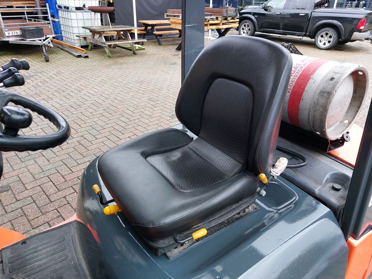 Toyota 7fgf25 triplex sideshift vorkspreider lpg