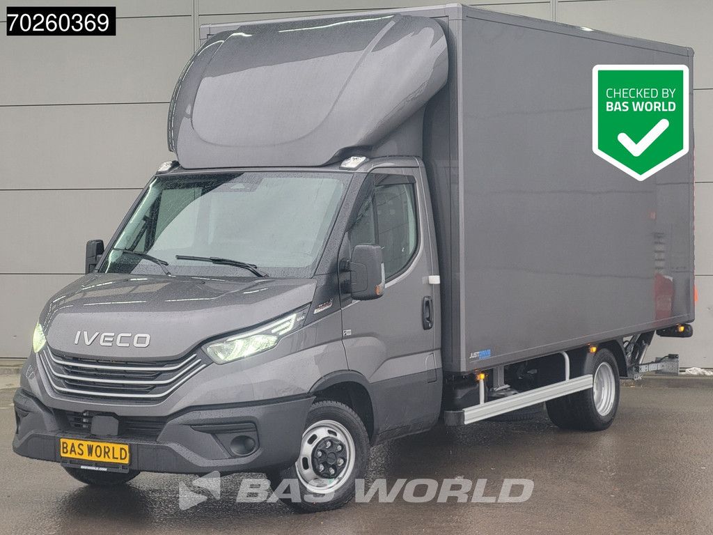 Iveco Daily 35C21 3.0L Automaat Laadklep Zijdeur 2025-Model 210PK Dubbellucht ACC LED CarPlay Lat om Lat D'Hollandia Euro6 Meubelbak Koffer Bakwagen A/C