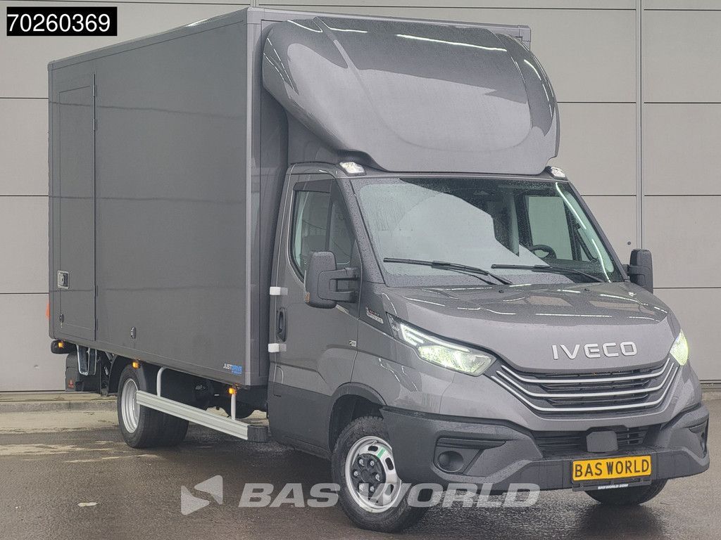 Iveco Daily 35C21 3.0L Automaat Laadklep Zijdeur 2025-Model 210PK Dubbellucht ACC LED CarPlay Lat om Lat D'Hollandia Euro6 Meubelbak Koffer Bakwagen A/C