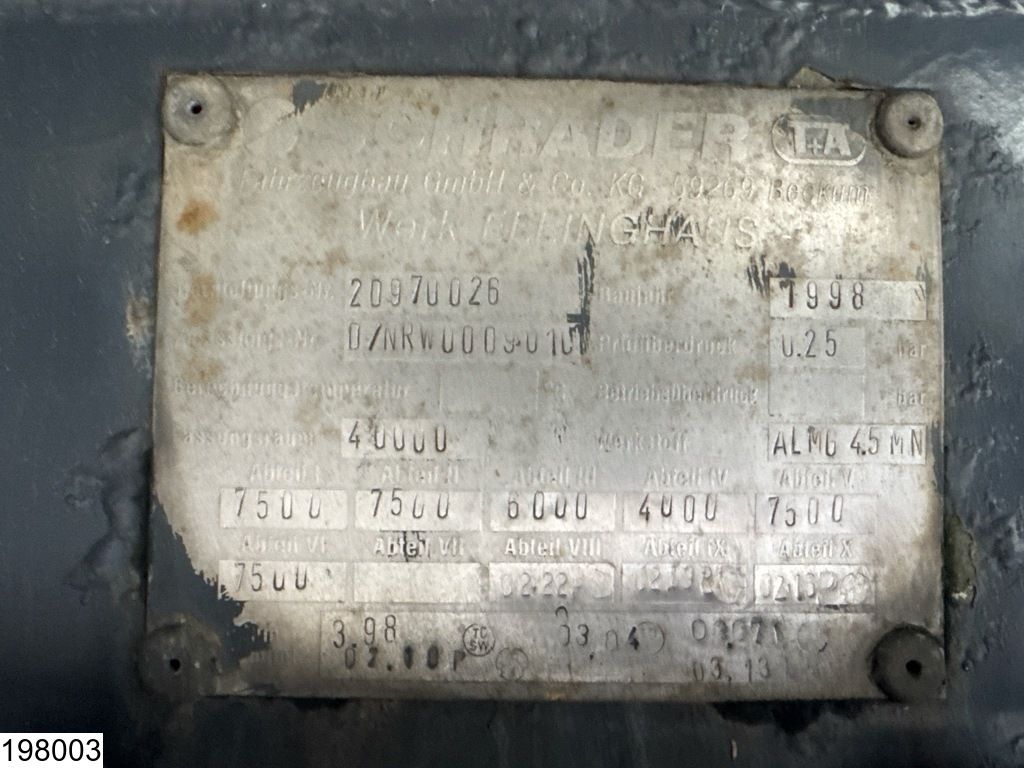 Ellinghaus Fuel 40.000 Liter, 6 Comp, ADR