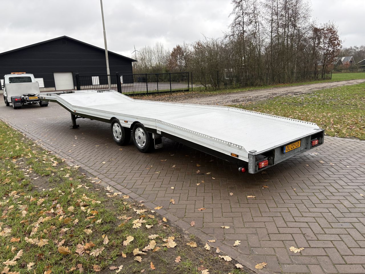 Be oplegger 5 ton ambulance auto transporter Veldhuizen