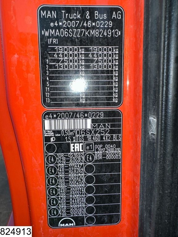 MAN TGS 18 460 EURO 6, ACC, Retarder, PTO