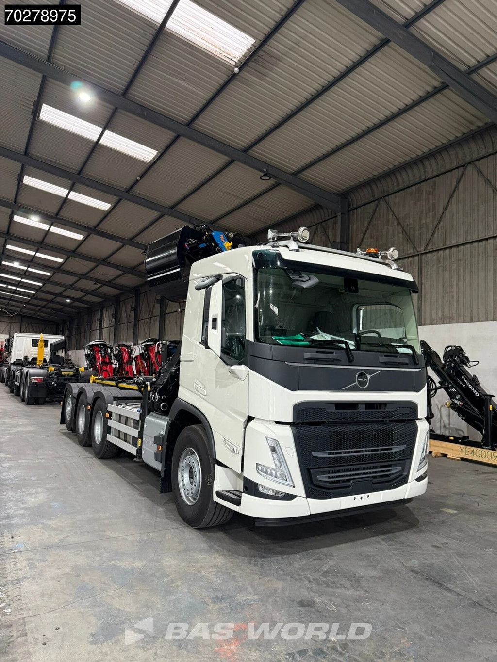 Volvo FM 460 8X4 NEW! Palfinger Q200Z95TR HPLS Crane + HT 24 TEC Hooklift ACC LED