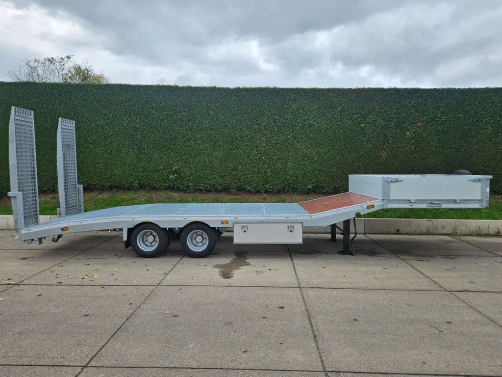Veldhuizen 9,7-tons Semi-dieplader oplegger 8,5 m.