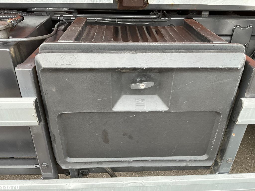 Scania P 320 HMF 12 Tonmeter Z-kraan + Kipper 11m³