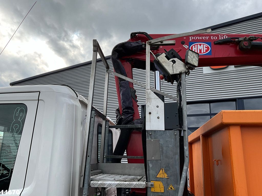 Scania P 320 HMF 12 Tonmeter Z-kraan + Kipper 11m³