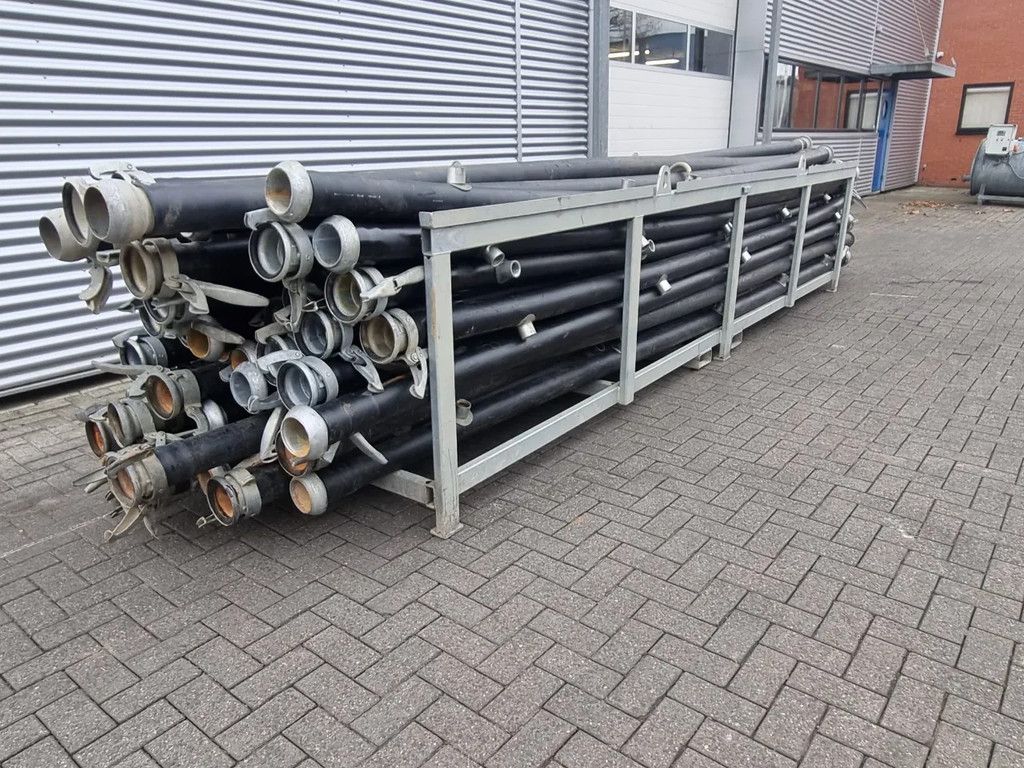 Leidingrek HDPE Bovenleidingen met 5 st aftakkingen 60mm snelkoppel 110 x 5.3 , lengte 6