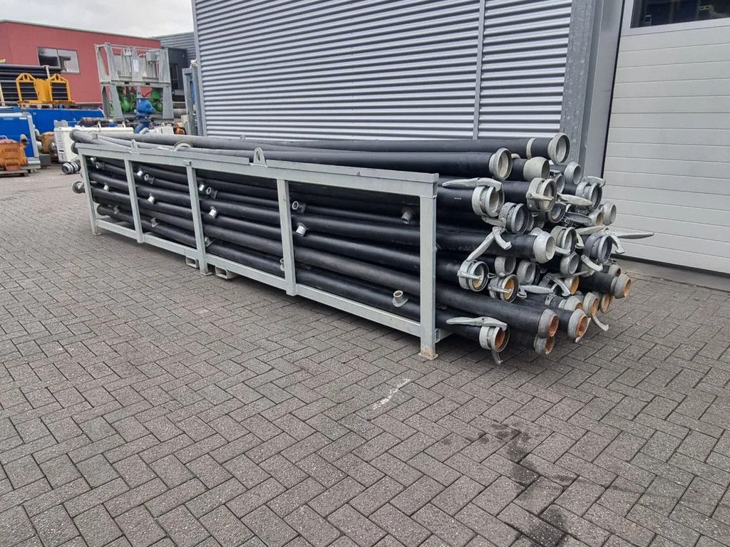 Leidingrek HDPE Bovenleidingen met 5 st aftakkingen 60mm snelkoppel 110 x 5.3 , lengte 6