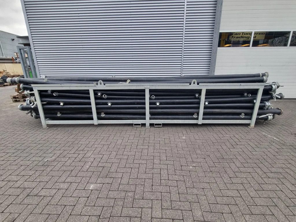 Leidingrek HDPE Bovenleidingen met 5 st aftakkingen 60mm snelkoppel 110 x 5.3 , lengte 6