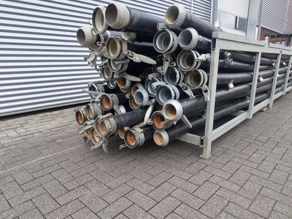 Leidingrek HDPE Bovenleidingen met 5 st aftakkingen 60mm snelkoppel 110 x 5.3 , lengte 6