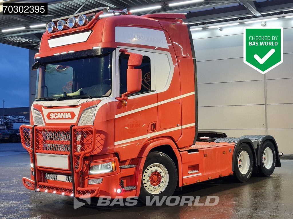 Scania R R580 6X4 Full-Air Retarder Leder