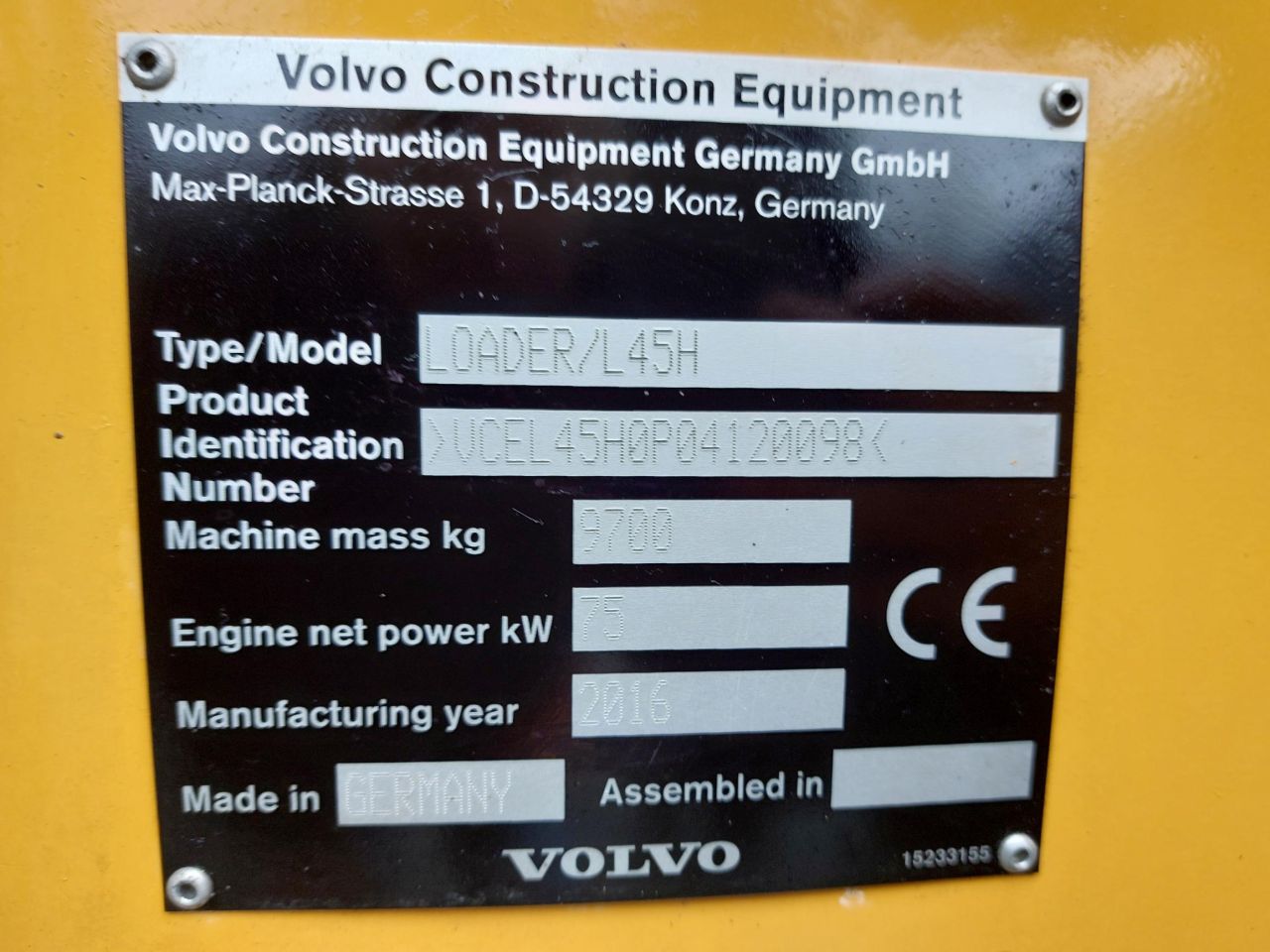 Volvo L45H