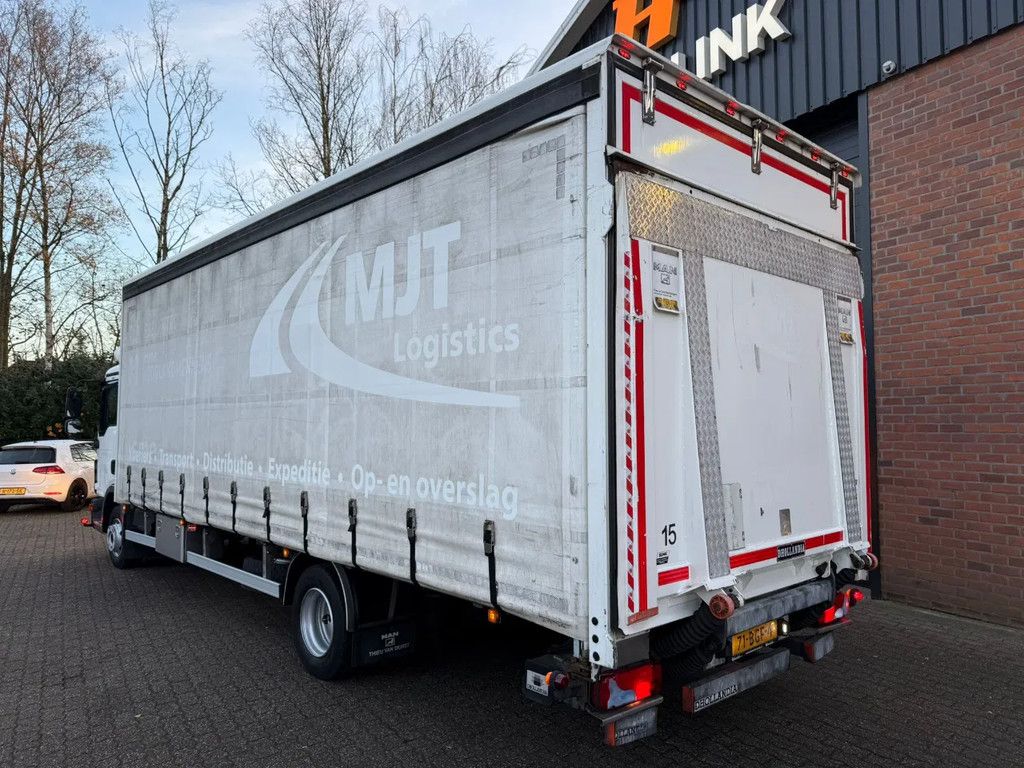 MAN TGL 12.220 Schuifzeil/vaste wand, 2T LBW, Airco, 730CM L 514.570KM