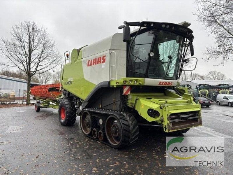 Claas LEXION 670 TERRA TRAC + SW V750 + TW