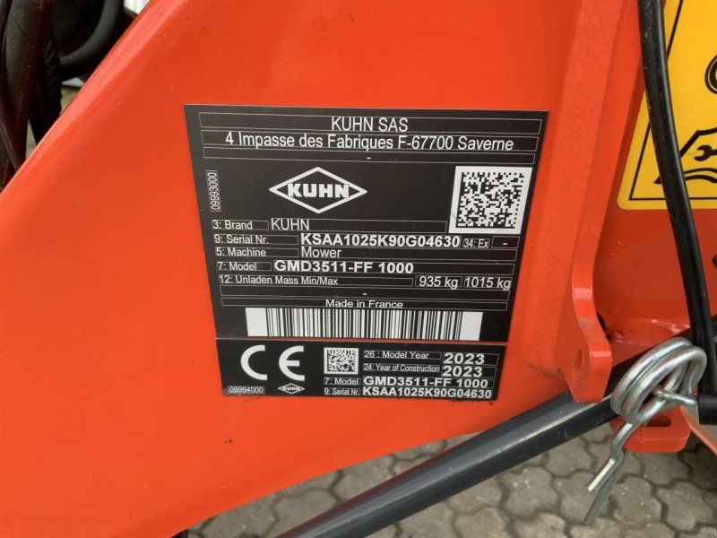 Kuhn GMD 3511-FF