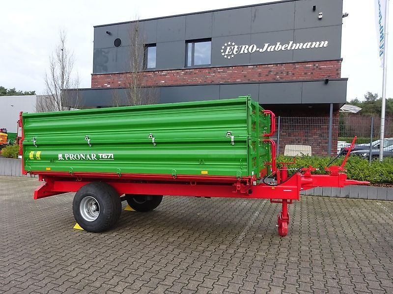 Pronar Einachsdreiseitenkipper T 671, Auflaufbremse, Bauj.