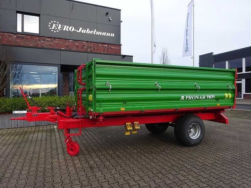 Pronar Einachsdreiseitenkipper T 671, Auflaufbremse, Bauj.