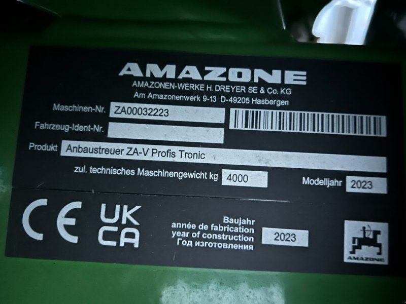 Amazone ZA-V 3200 Super Profis Tronic
