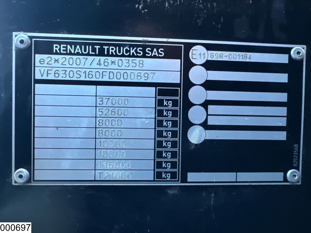 Renault C 380 8x4, EURO 6, Liebherr, 8m3, Remote