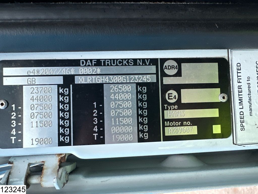 DAF XF 460 6x2, EURO 6, RHD, PTO, ACC