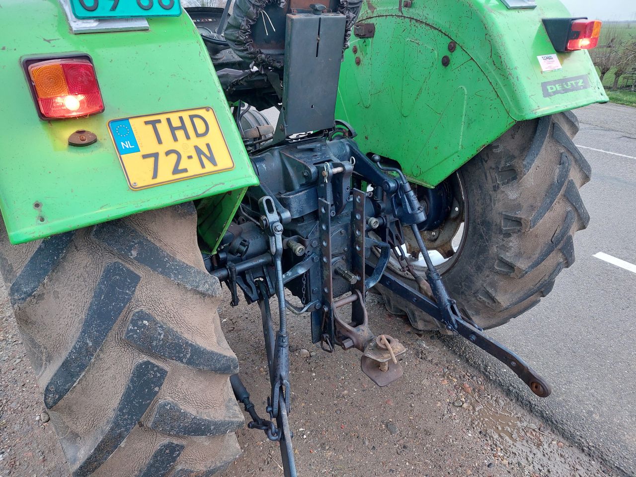 Deutz D 5206 met zonnedak