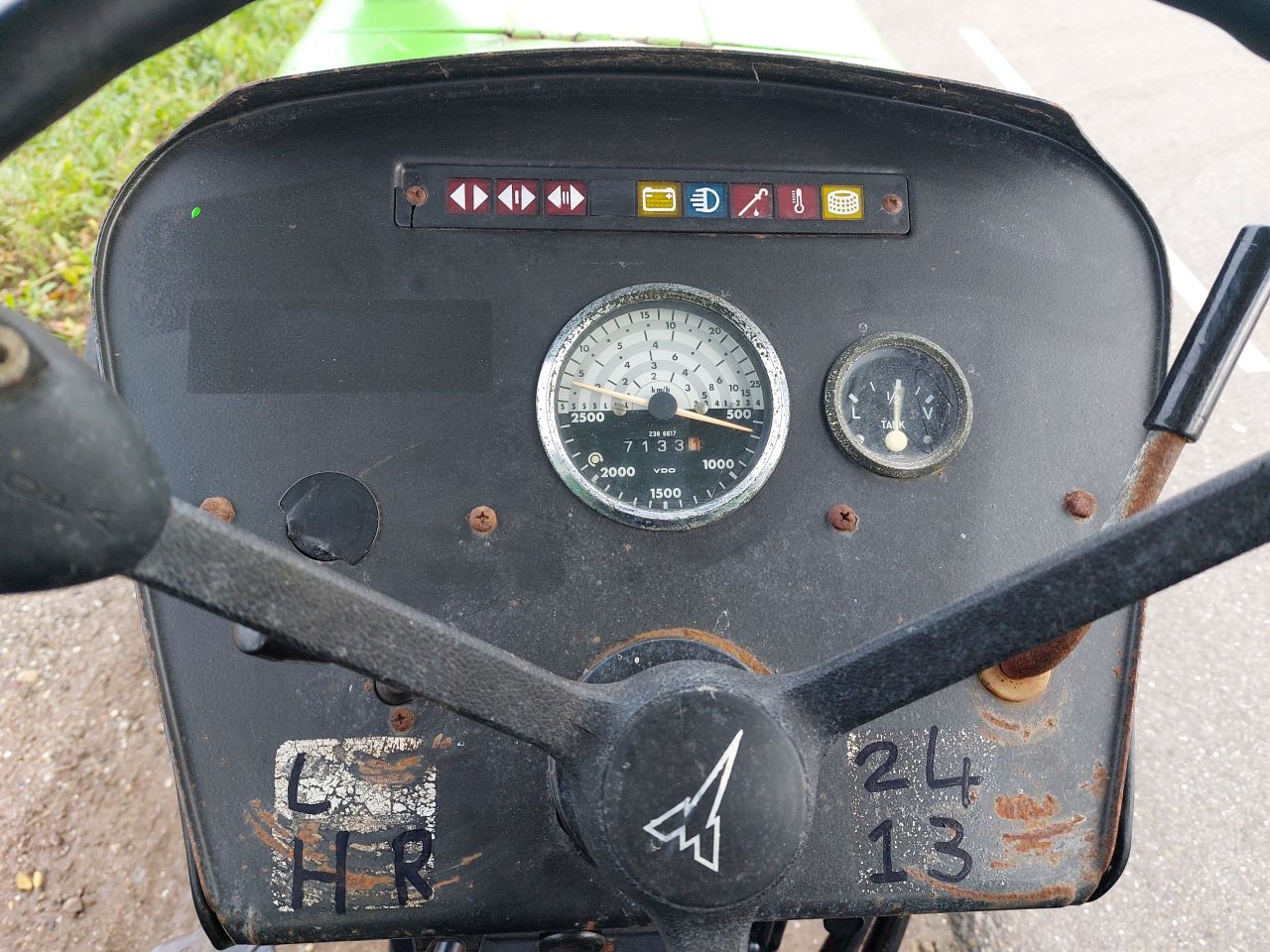 Deutz D 5206 met zonnedak