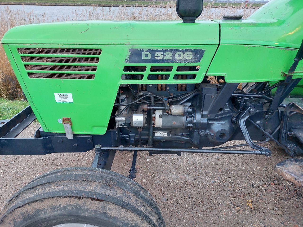 Deutz D 5206 met zonnedak